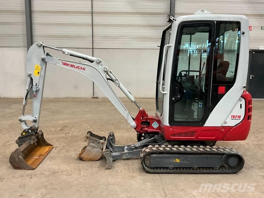 Takeuchi TB 216 Mini ekskavatoriai < 7 t