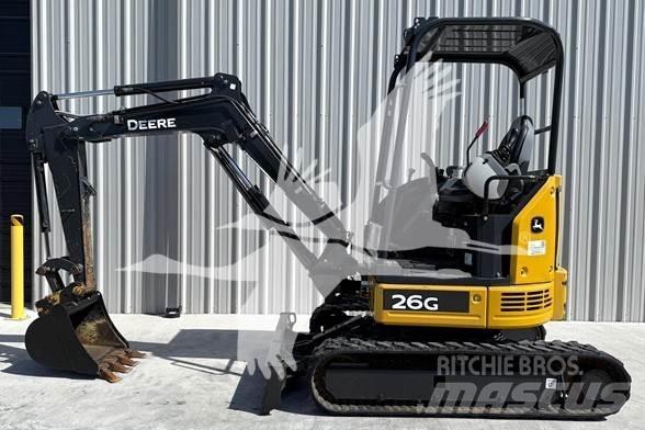 John Deere 26G Mini ekskavatoriai < 7 t