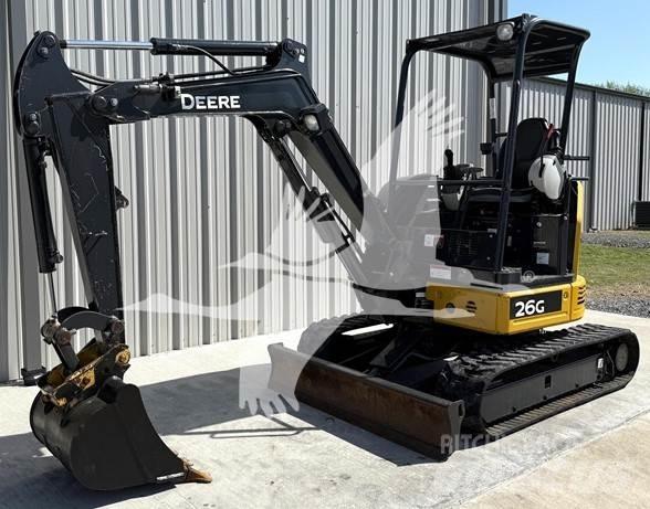 John Deere 26G Mini ekskavatoriai < 7 t
