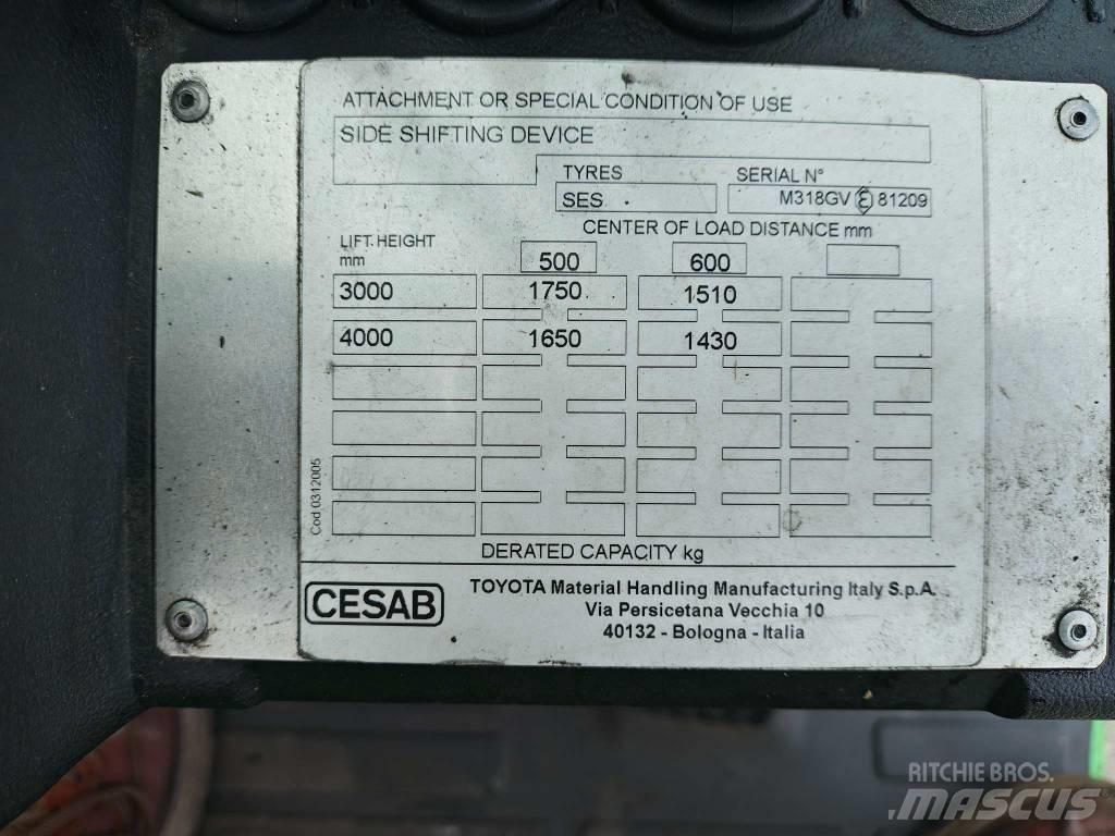 Cesab M 318 G LPG (dujiniai) krautuvai