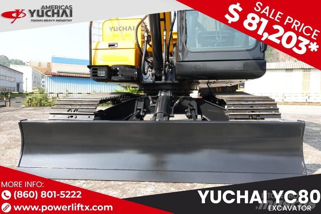 Yuchai YC80 Vikšriniai ekskavatoriai