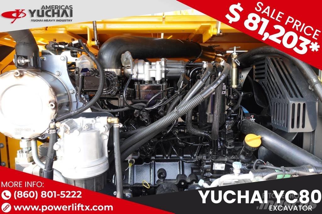 Yuchai YC80 Vikšriniai ekskavatoriai