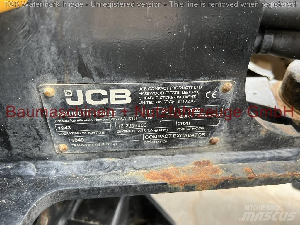 JCB 19C -gebraucht- Mini ekskavatoriai < 7 t