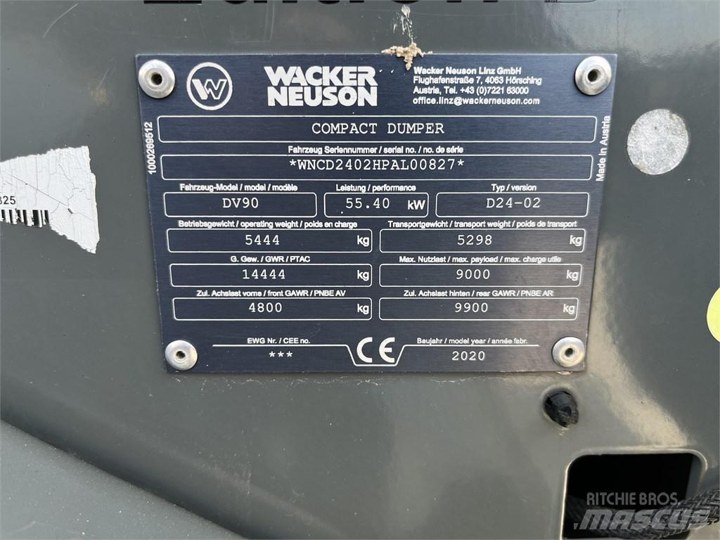 Wacker Neuson DV 90 Atliekų išvežimo technika