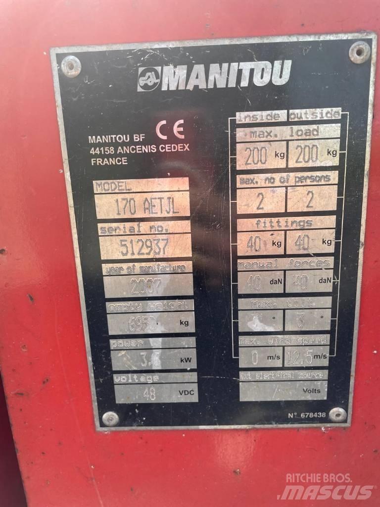 Manitou 170 AETJL Alkūniniai keltuvai