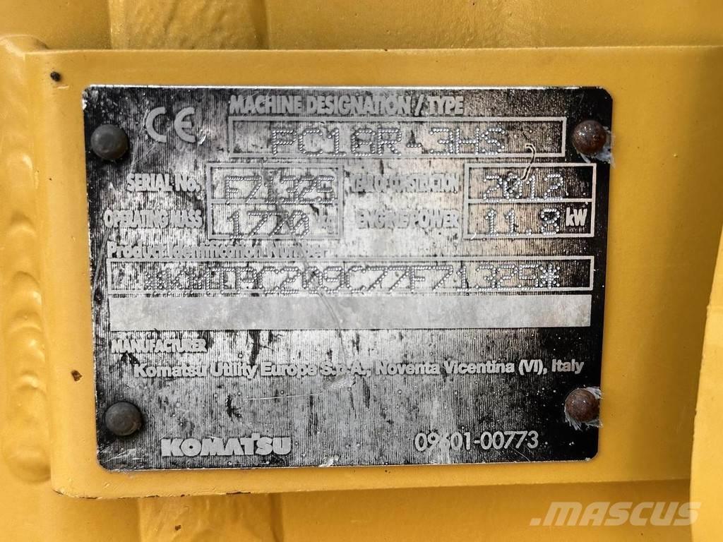 Komatsu PC16R-3HS Mini ekskavatoriai < 7 t