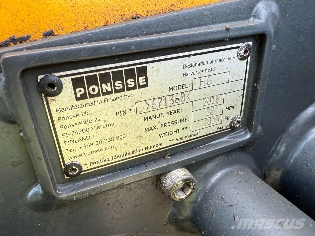 Ponsse ERGO 8W Miško technika (Harvesteriai)