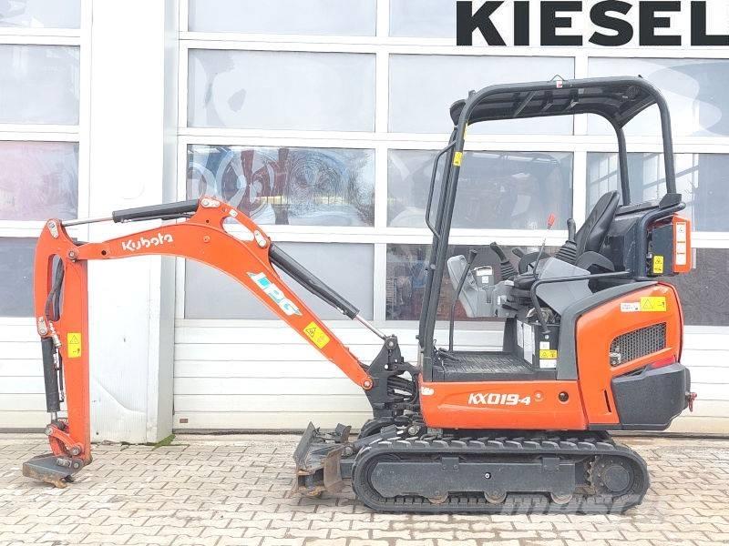 Kubota KX019-4 LPG Mini ekskavatoriai < 7 t