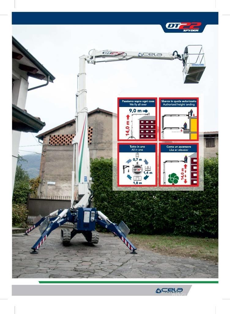 Cela Crawler DT22 Kiti keltuvai ir platformos