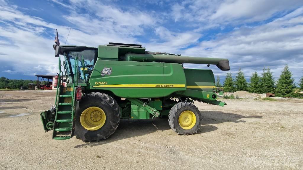 John Deere W 540 Derliaus nuėmimo kombainai