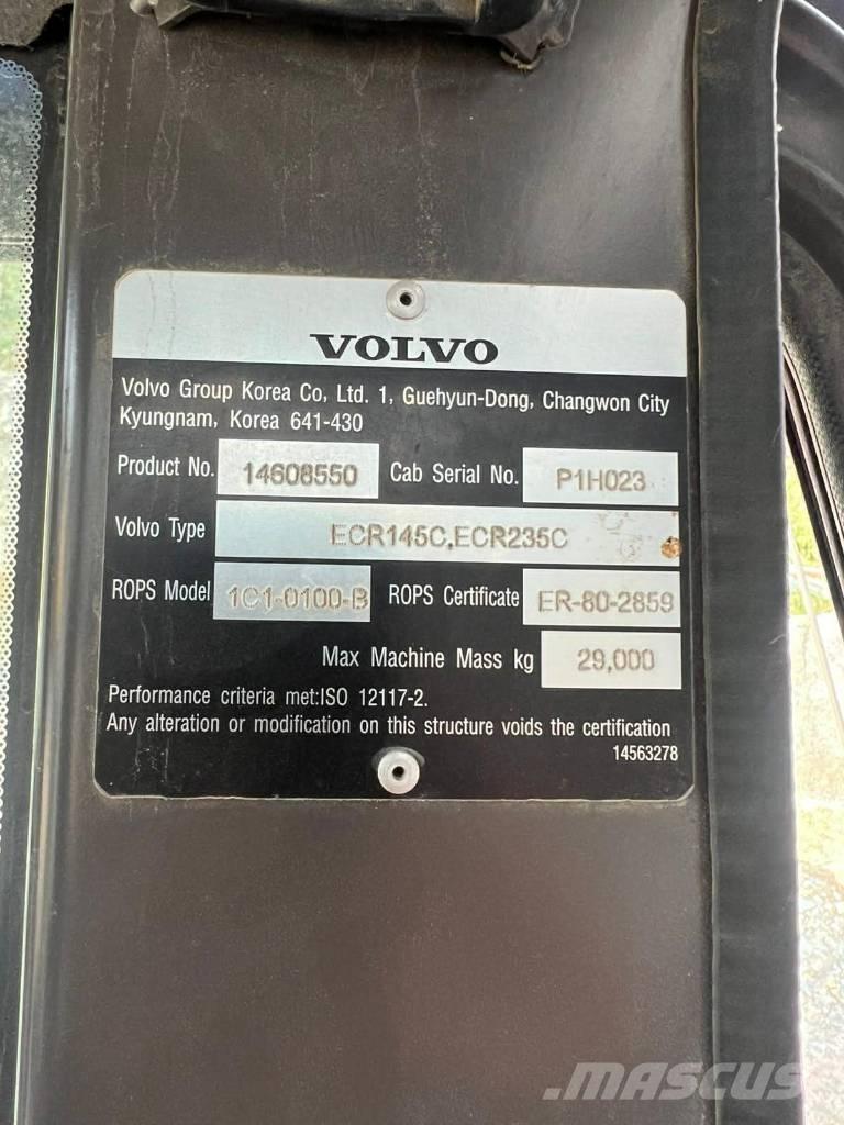 Volvo ECR 235 C L Vikšriniai ekskavatoriai