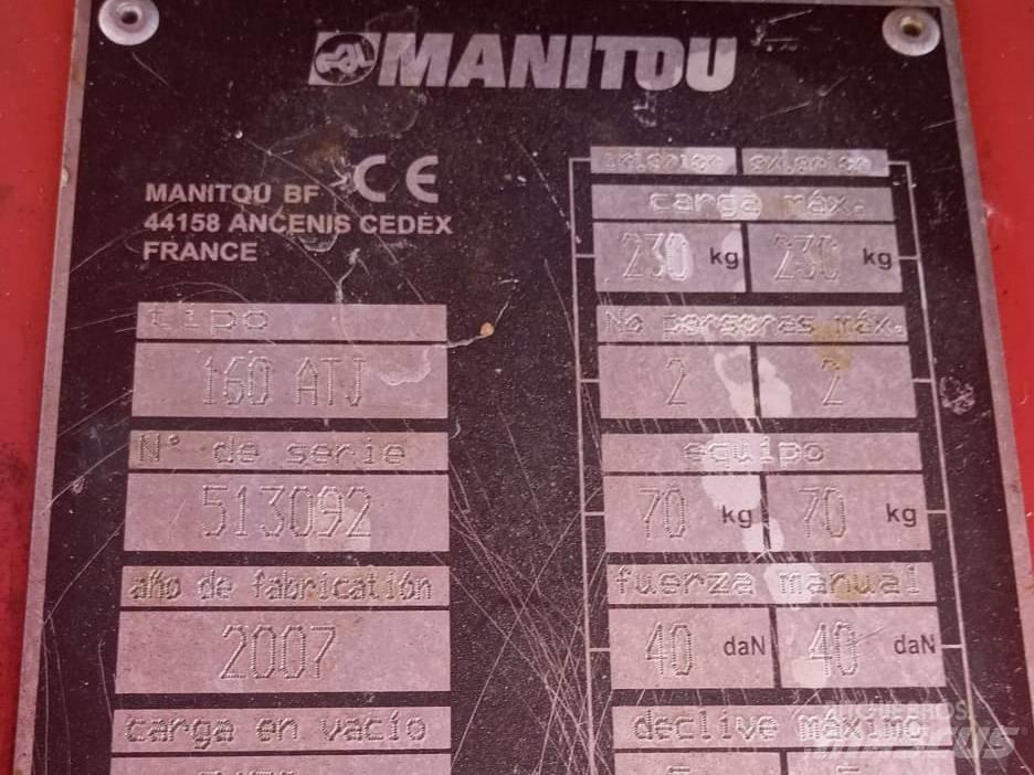 Manitou 160 ATJ Alkūniniai keltuvai
