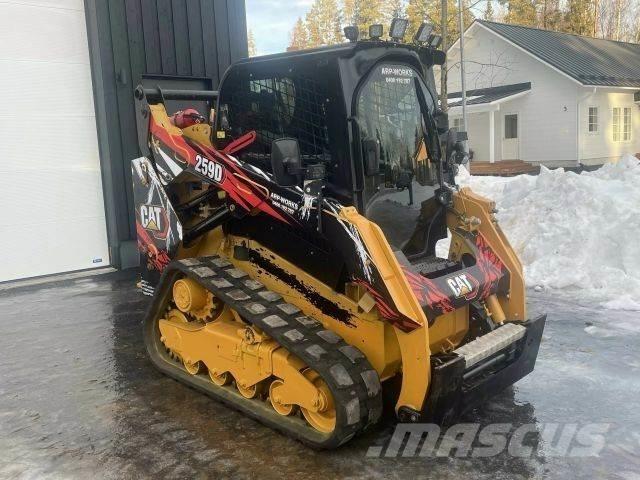 CAT 259D Krautuvai su šoniniu pasukimu