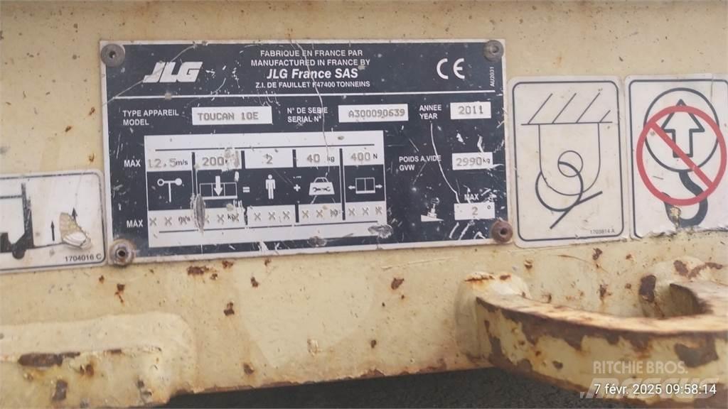 JLG T10E Kiti keltuvai ir platformos