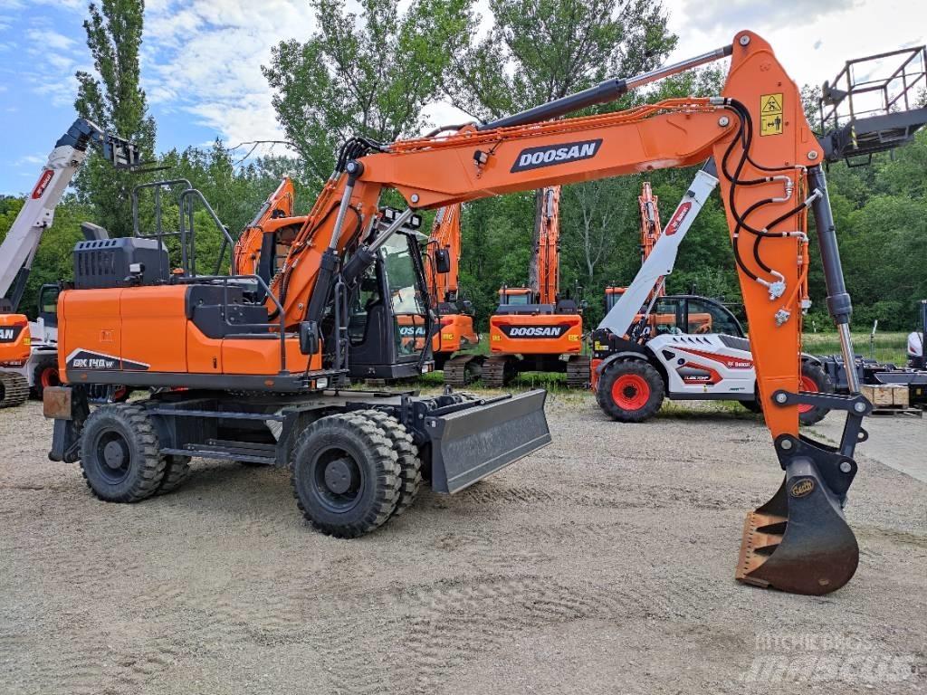 Doosan DX140W-7 Ratiniai ekskavatoriai