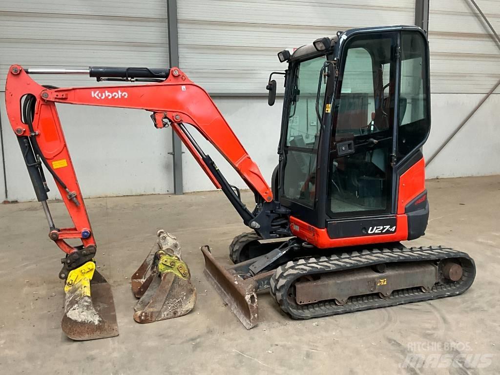 Kubota U 27-4 Mini ekskavatoriai < 7 t