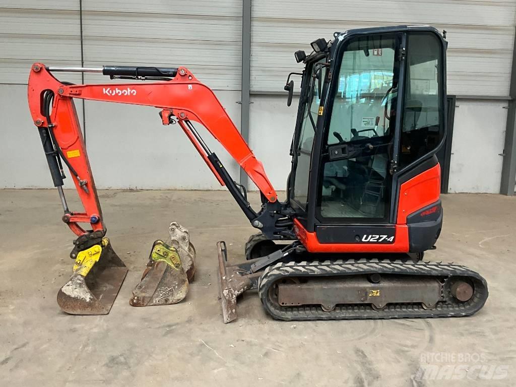 Kubota U 27-4 Mini ekskavatoriai < 7 t