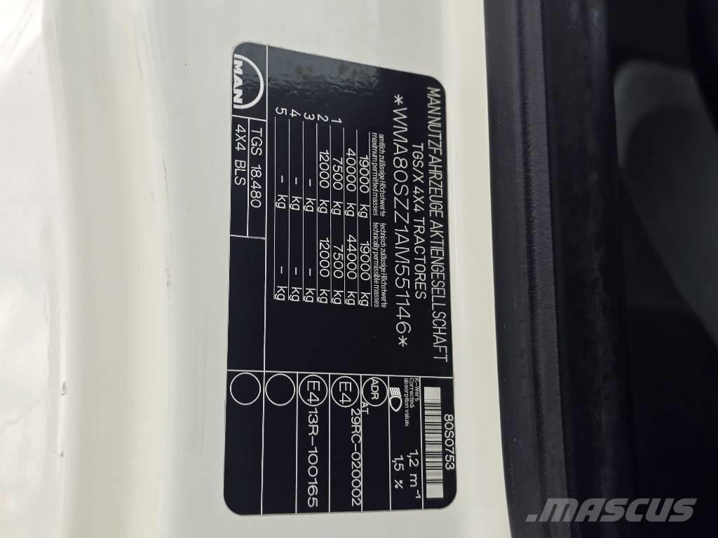 MAN 18.480 Naudoti vilkikai