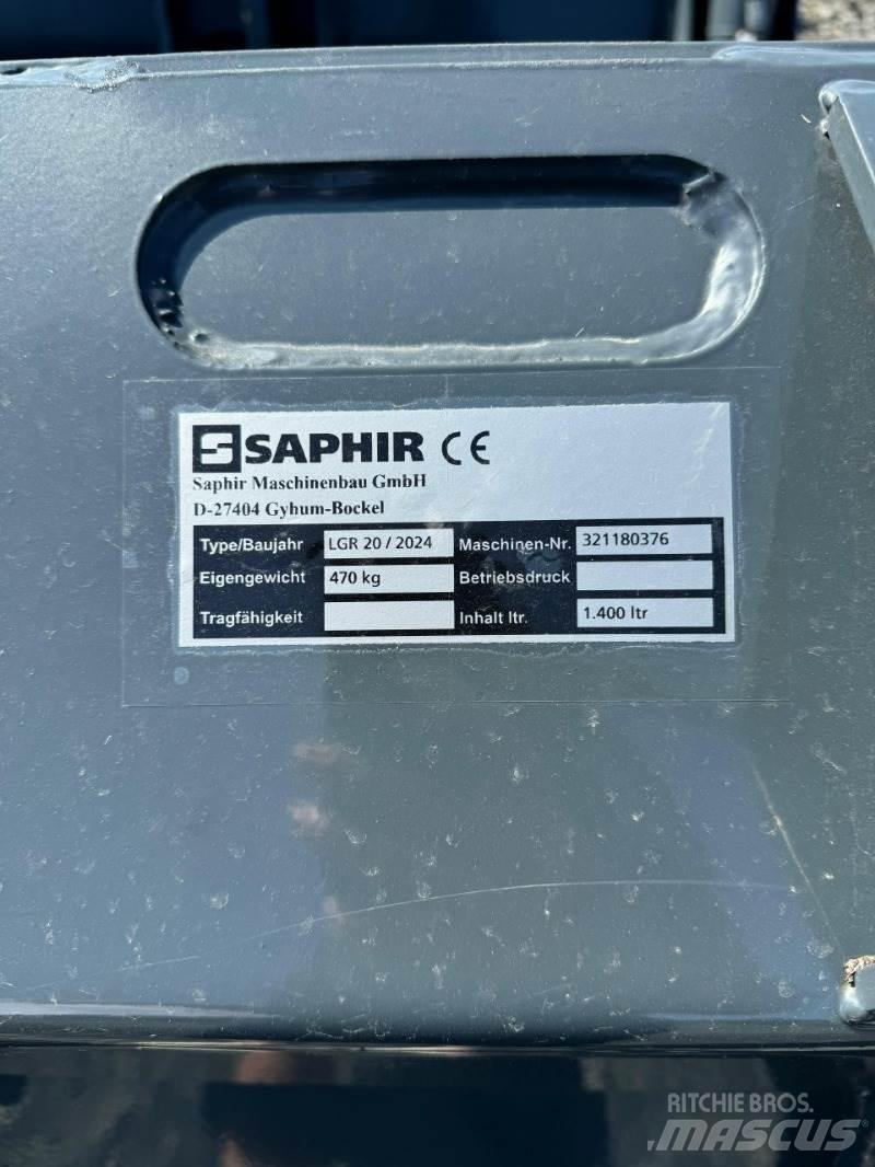 Saphir LGR 20 Kiti naudoti traktorių priedai