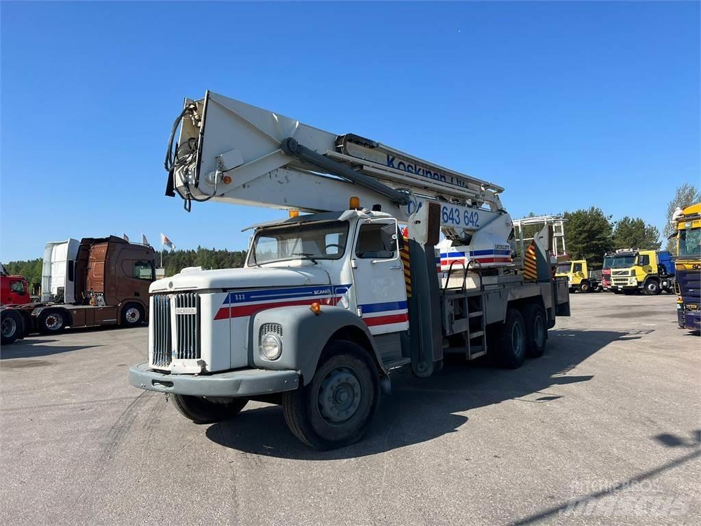 Scania 111 6X2 Automobiliniai kranai