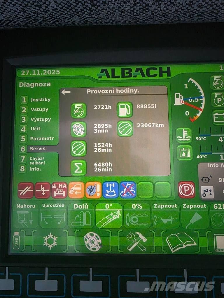 Albach Diamant 2000 Medienos smulkintuvai