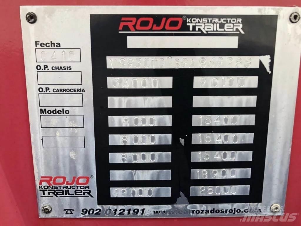 ROJO 1+ 3 LOWLOADER Žemo iškrovimo puspriekabės