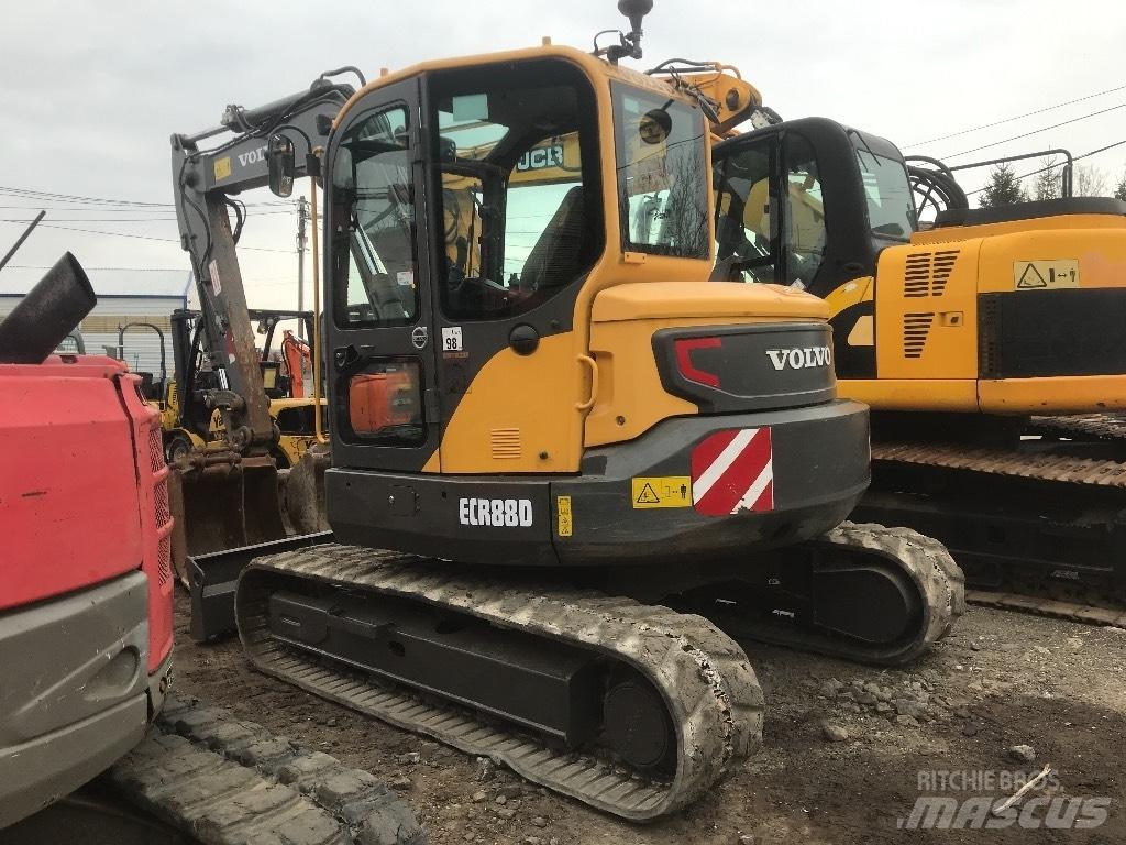 Volvo ECR 88 D Vidutinės galios ekskavatoriai 7-12 t