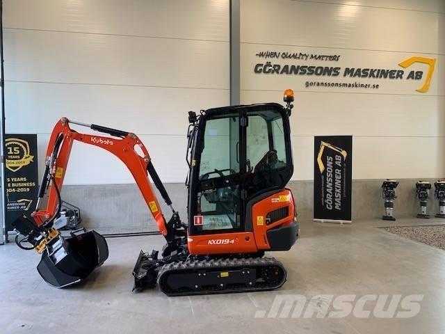 Kubota KX 019-4 Mini ekskavatoriai < 7 t