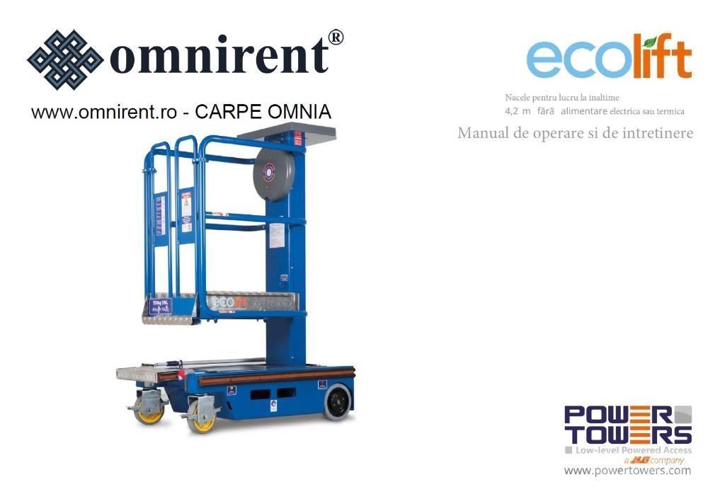 JLG Ecolift Stumdomi keltuvai