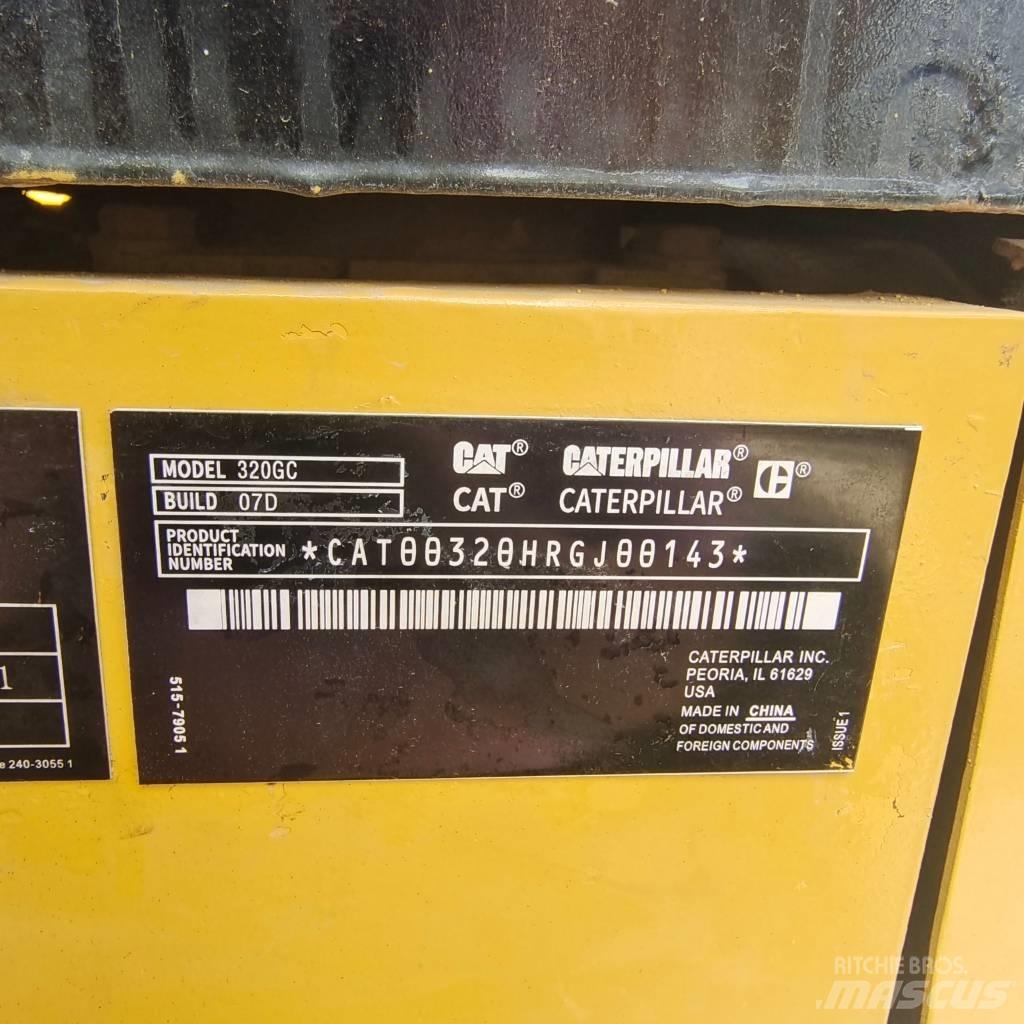 CAT 320 GC Vikšriniai ekskavatoriai