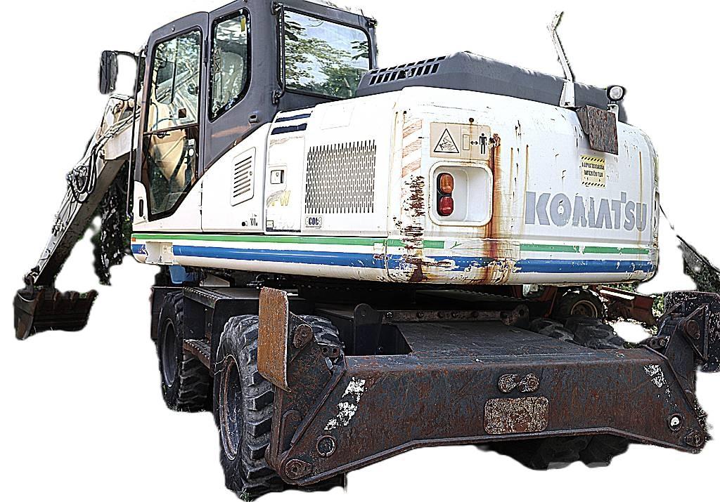 Komatsu PW 140-7 Ekskavatoriniai krautuvai