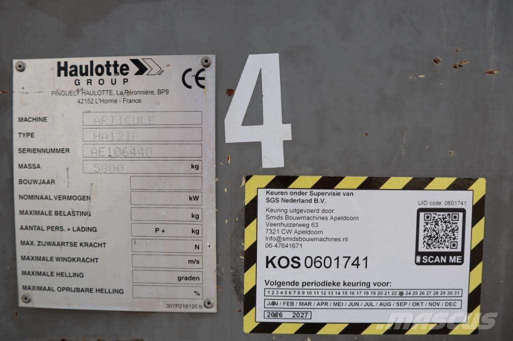 Haulotte HA12IP 2WD Alkūniniai keltuvai