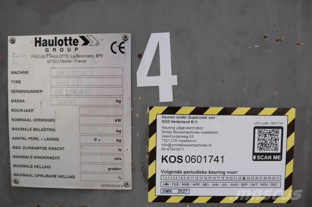 Haulotte HA12IP 2WD Alkūniniai keltuvai