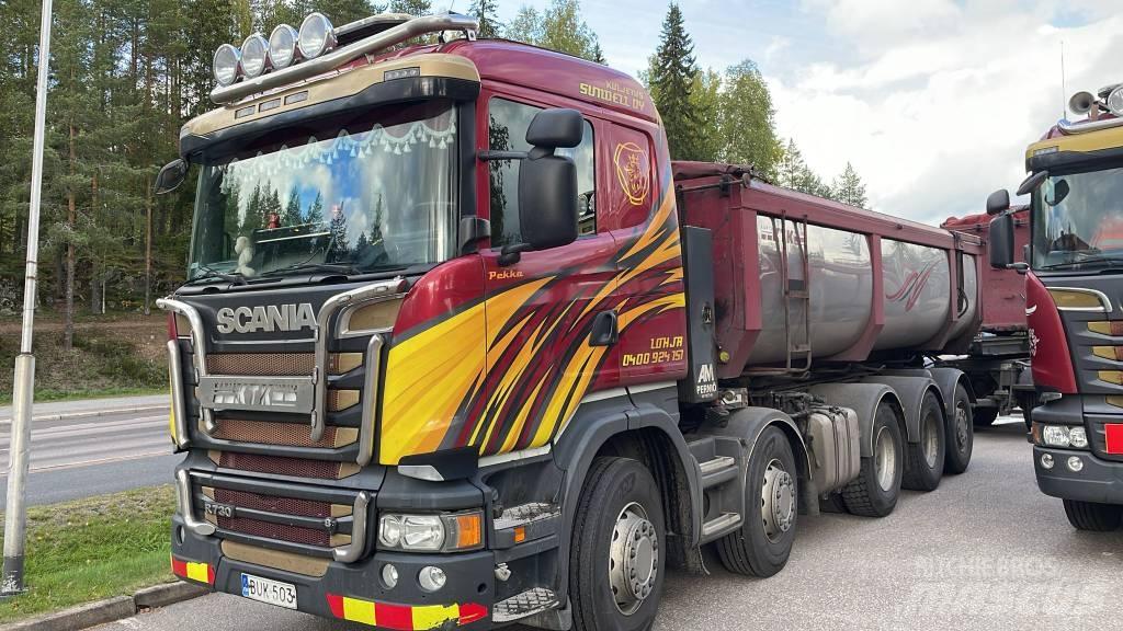 Scania R730 Savivarčiai su kabeliniu keltuvu