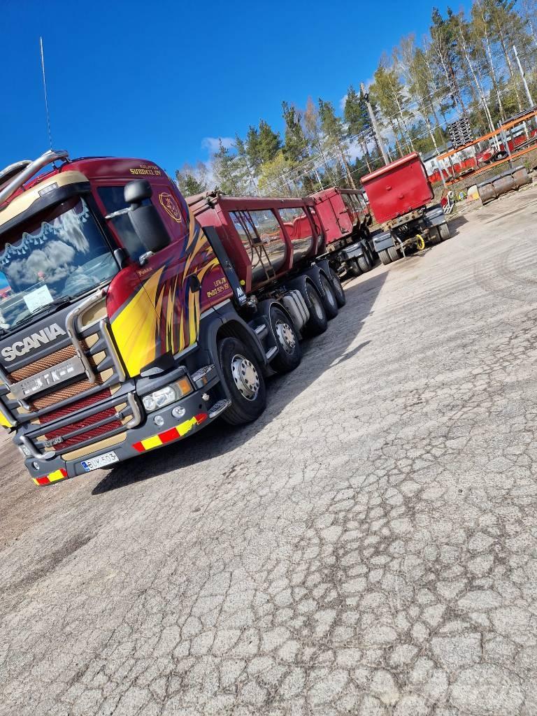 Scania R730 Savivarčiai su kabeliniu keltuvu