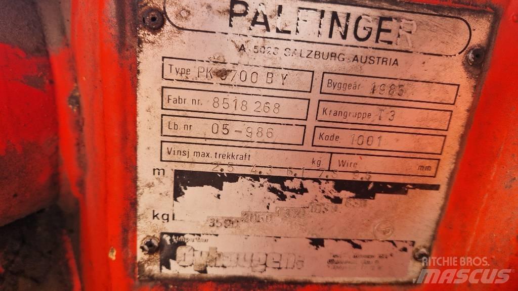 Palfinger PK 9700 Keltuvai-krautuvai