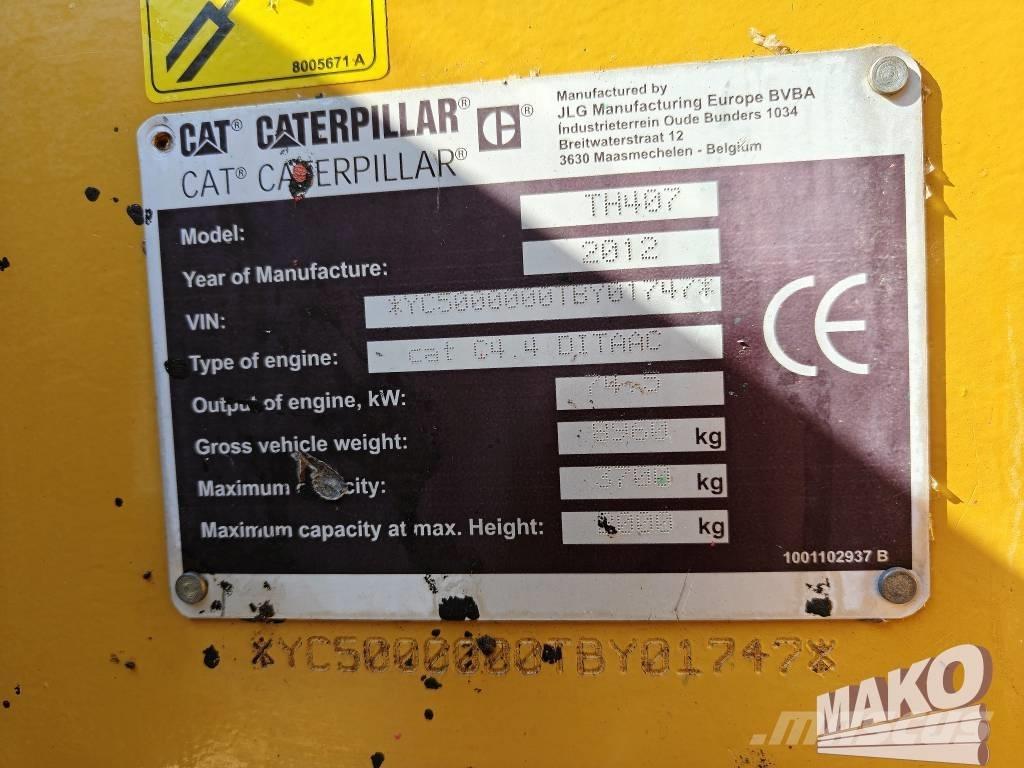 CAT TH 407 Teleskopiniai krautuvai