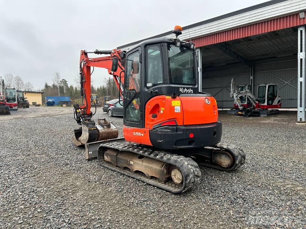 Kubota U55-4 Mini ekskavatoriai < 7 t