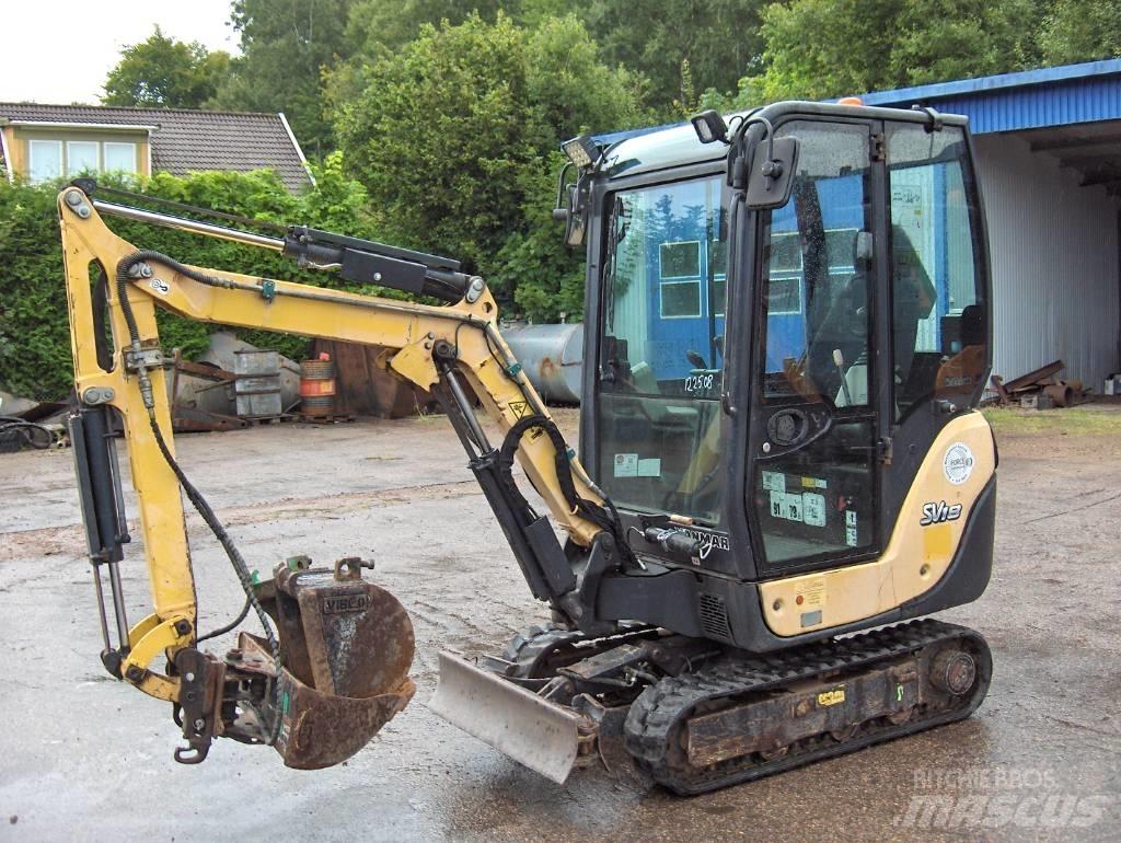 Yanmar SV 18 Mini ekskavatoriai < 7 t
