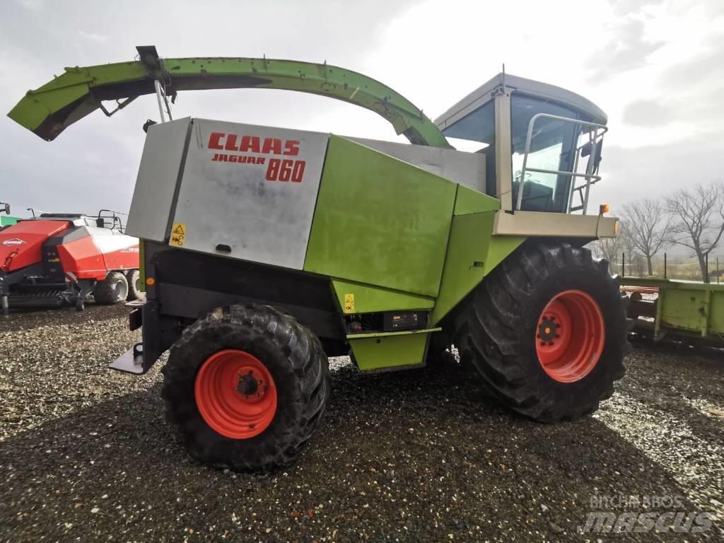 CLAAS Jaguar 860 Pašarų ruošimo technika