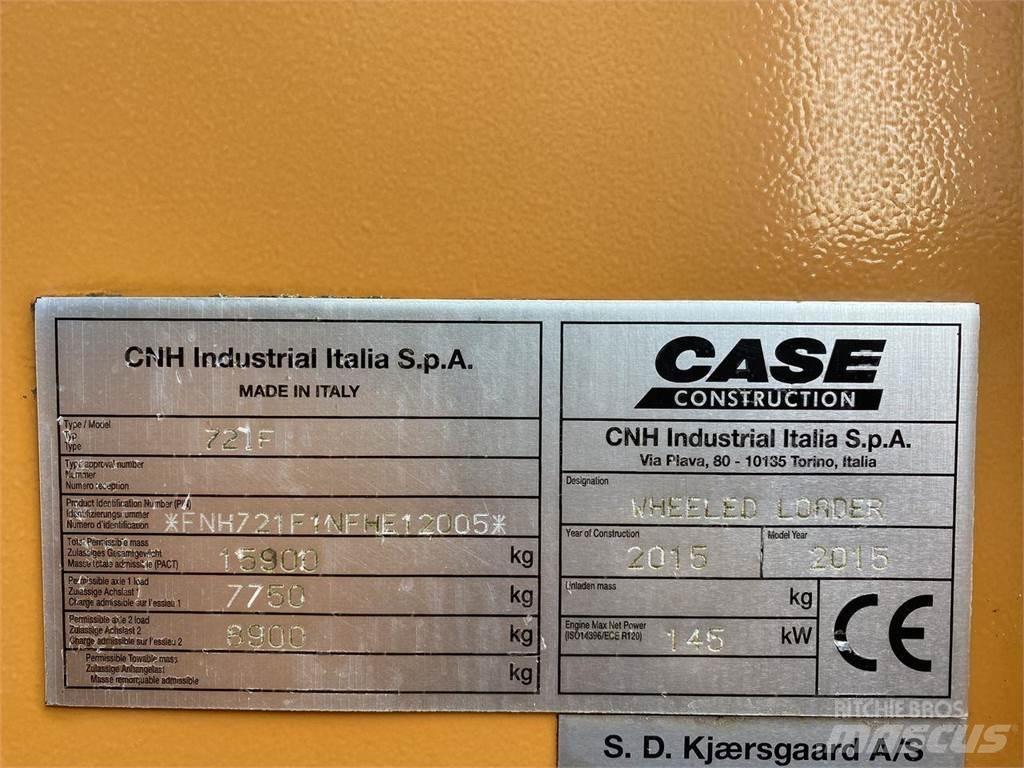 CASE 721F Naudoti ratiniai krautuvai