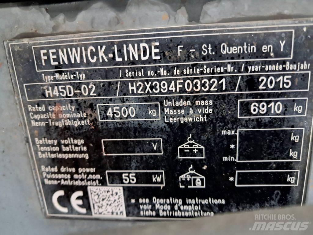 Linde H45D-02 Dyzeliniai krautuvai