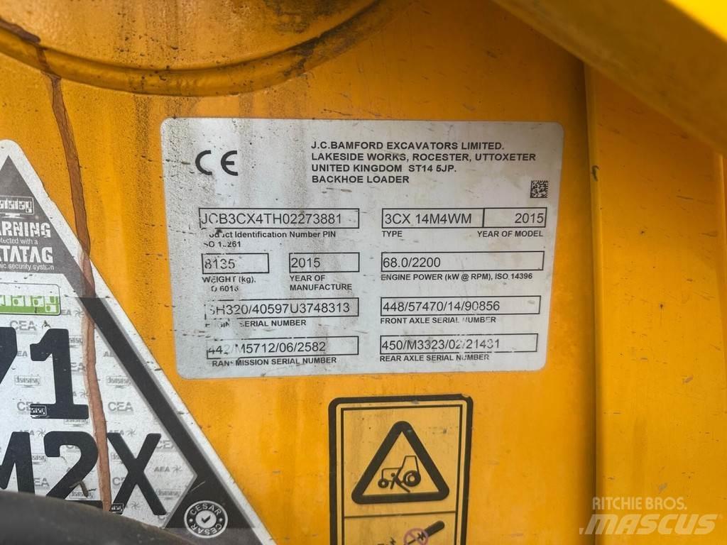 JCB 3CX 14M4WM Ekskavatoriniai krautuvai