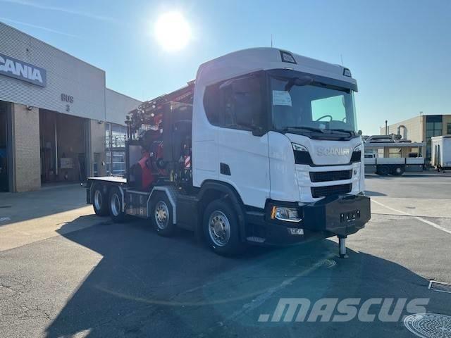 Scania R 560 Automobiliniai kranai