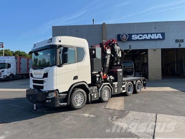 Scania R 560 Automobiliniai kranai