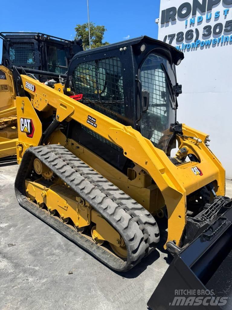 CAT 299D3 Krautuvai su šoniniu pasukimu
