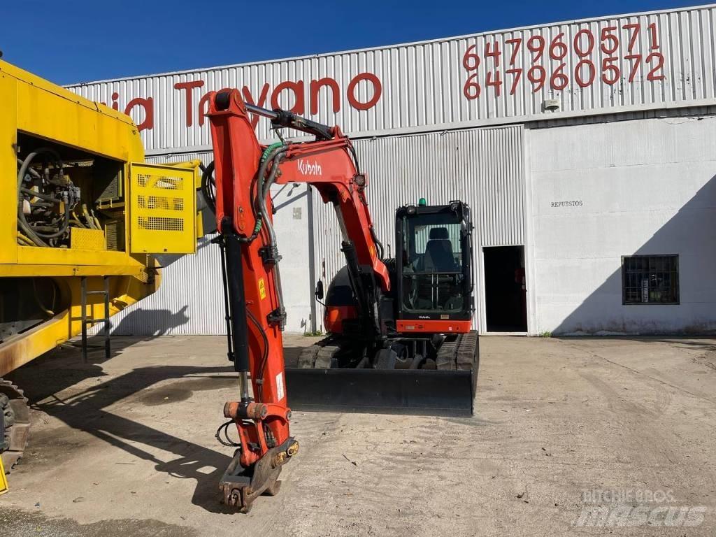 Kubota KX 080-4 Vidutinės galios ekskavatoriai 7-12 t