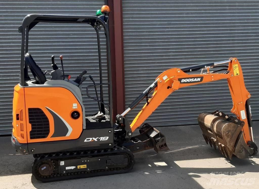 Doosan DX 19 Mini ekskavatoriai < 7 t