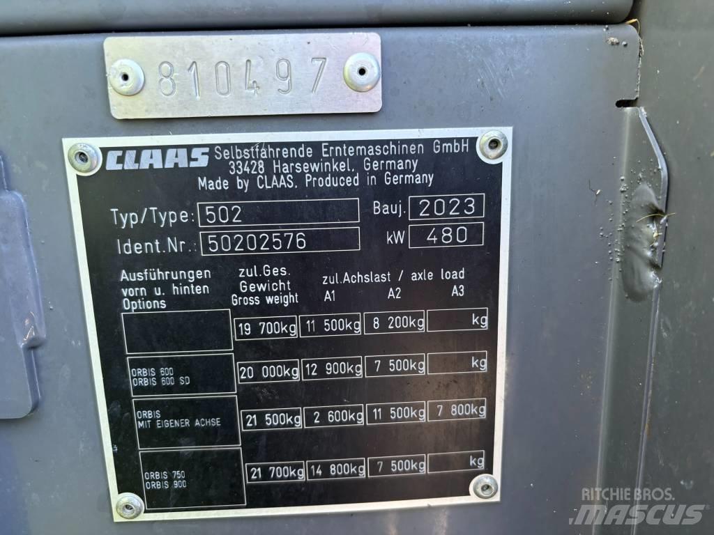 CLAAS Jaguar 960 4WD Pašarų ruošimo technika