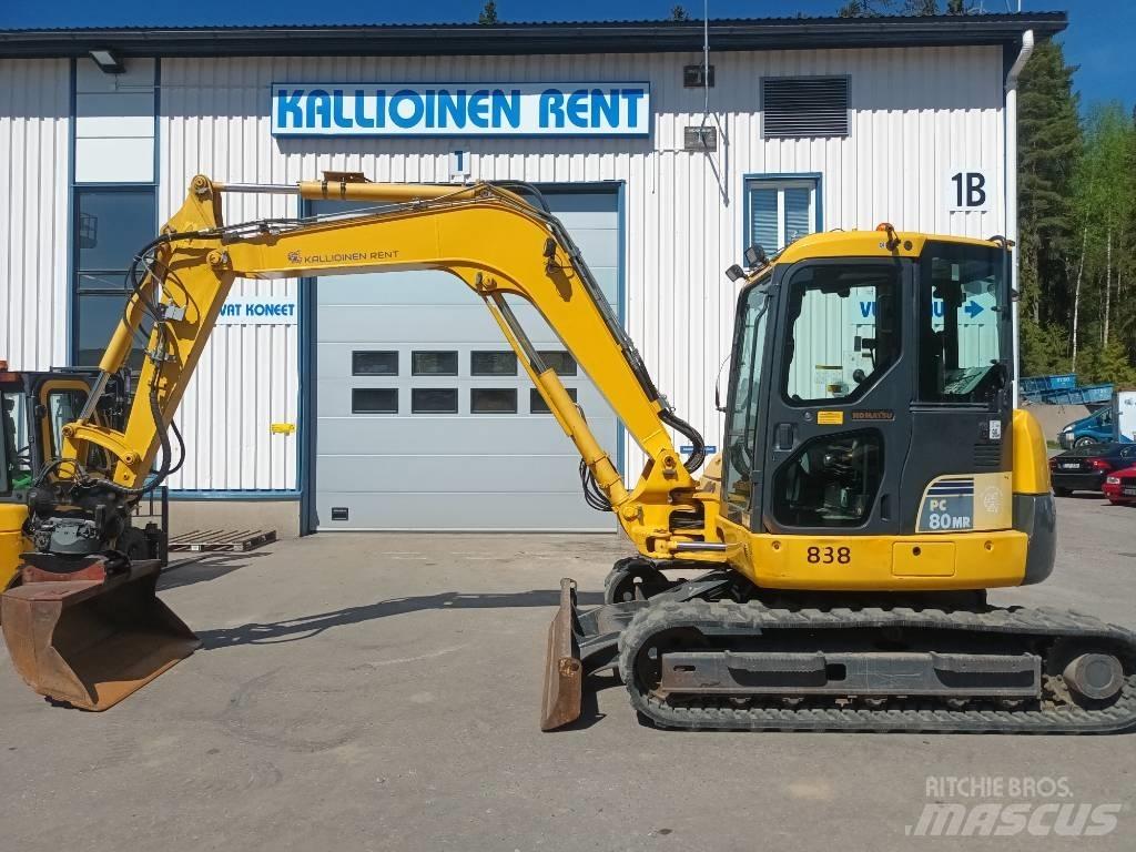 Komatsu PC 80 MR-3 Vidutinės galios ekskavatoriai 7-12 t